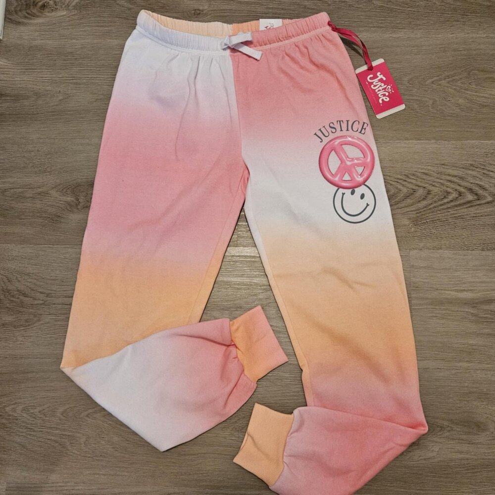 NEW with tags, Justice, Girls Sweatpants/joggers, Size Large12/14